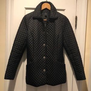 Sale! Black Quilted Jacket Sz. 4 Brooks Brothers